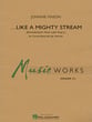 Like a Mighty Stream Concert Band sheet music cover